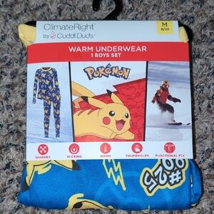 Cuddl Duds Kids Pajama Set - Blue and Yellow